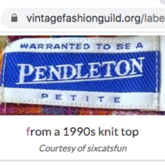 Vintage Pendleton 100% Wool Petite Plaid Blazer - Picture 9 of 9